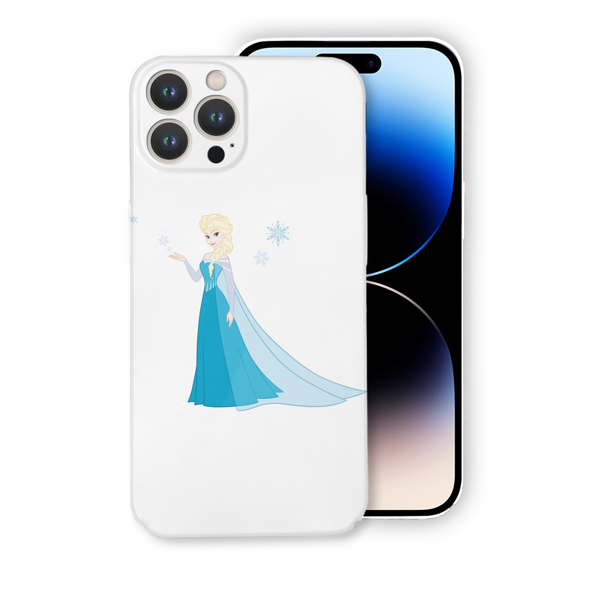 （画像用） アナと雪の女王 アンナ エルサ Frozen Anna Elsa 【iPhone 14シリーズ対応】ハードケース